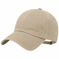Baseballkappe Einheitsgröße Beige Textilgewebe mit verstellbarem Verschluss