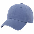 Baseballkappe Einheitsgröße aus Textil in Blau mit gebogenem Schirm für Freizeit